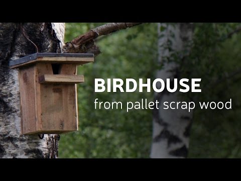 DIY: Simple Birdhouse From Pallet Scrap Wood