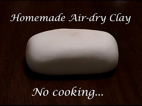 DIY : Air-Dry Clay tutorial | No cooking No Microwave | Easy &amp;amp; quick recipe.