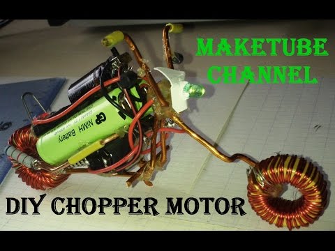 DIY || HOW TO MAKE A CHOPPER MOTOR WITH ELECTRONIC PARTS ||