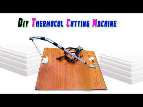 DIY ||Homemade Thermocol/Foam cutting Machine.