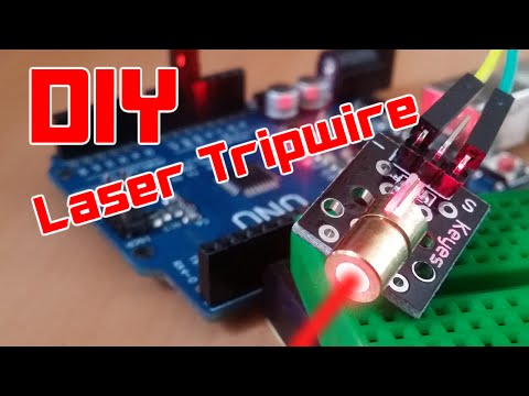 DIY | Easy Arduino Laser Tripwire Security System!