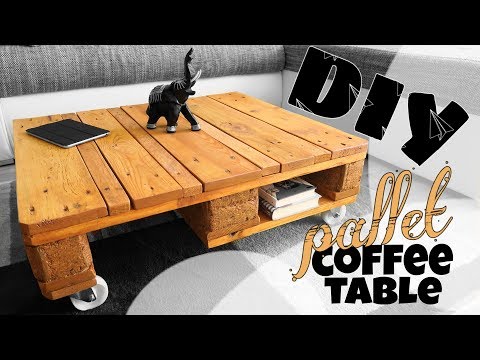 DIY &ndash; pallet coffee table EASY &amp;amp; CHEAP