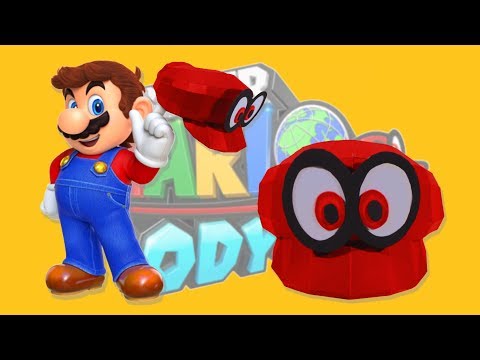 DIY - Como hacer la GORRA de SUPER MARIO ODYSSEY &amp;iexcl;A tama&amp;ntilde;o real y s&amp;uacute;per f&amp;aacute;cil! / Nintendo Switch ?