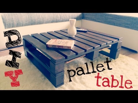 DIY - pallet coffee table