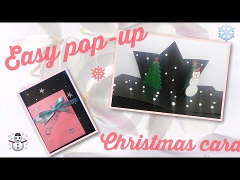 DIY - pop up christmas cards handmade 2016 easy I christmas Pop up greeting cards tutorial