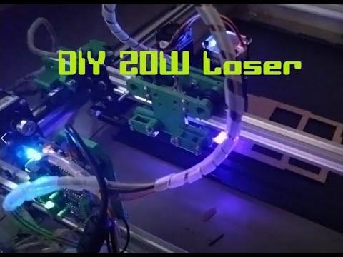 DIY 20W Laser GRBL Part 1