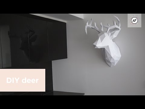 DIY 3D Paper Deer Head (EP.3)