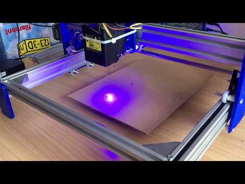 DIY 3D Printed Laser Engraver With Approx. 38x29cm Engraving Area