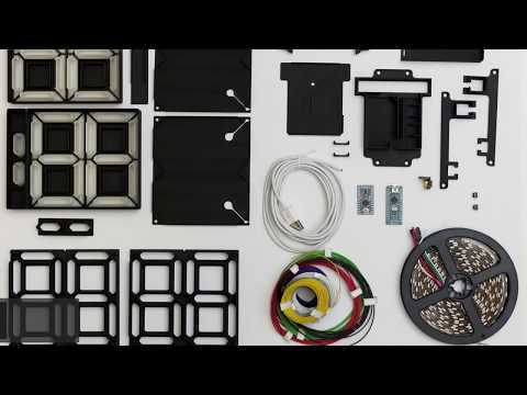 DIY 7 Segment (and Grid-)Clock / Features / Instructions