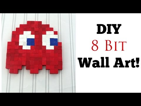 DIY 8 Bit Wall Art! | Nerdy Crafts!