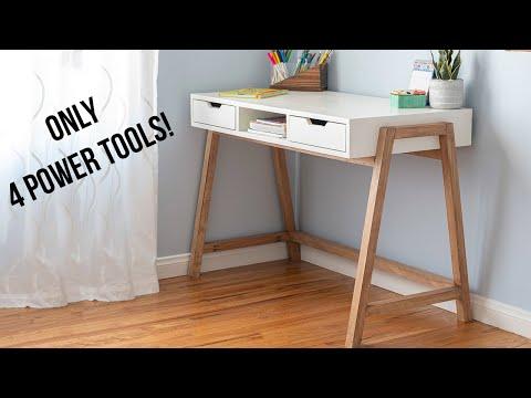 DIY A-Frame Desk - Easy Modern Design - Using Basic Power Tools