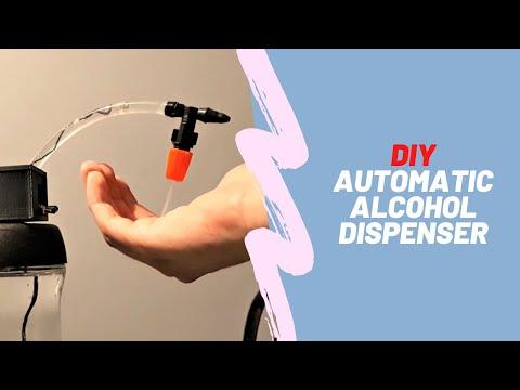 DIY AUTOMATIC ALCOHOL DISPENSER (LOW COST 5$ NO ARDUINO)