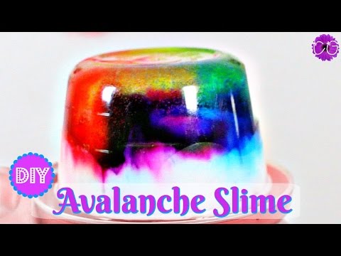 DIY AVALANCHE SLIME!  NO BORAX!