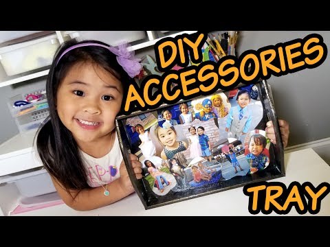 DIY Accessories Organizer for Father's Day | Photo Collage Organizer Tray DIY Tutorial