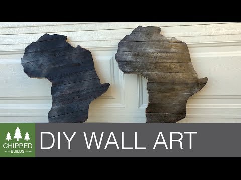 DIY Africa Wall Art || How To
