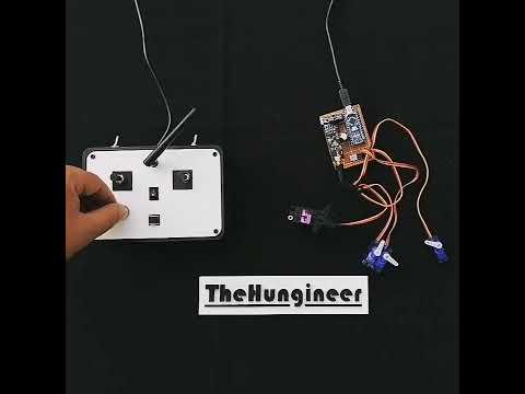 DIY Arduino 7ch Transmitter in a 3d Printed Case - Testing