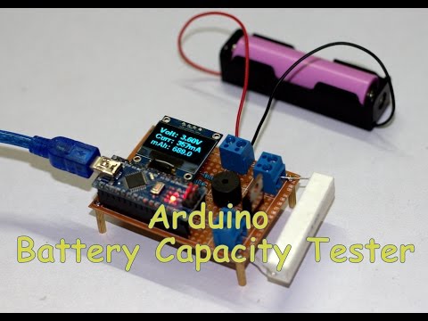 DIY Arduino Battery Capacity Tester V1.0