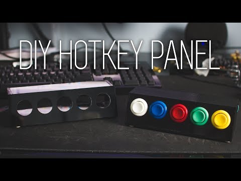 DIY Arduino Hot-Key Panel