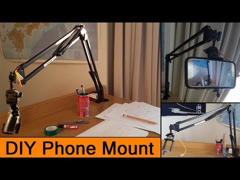 DIY Articulating Arm Mount for a Phone or Camera