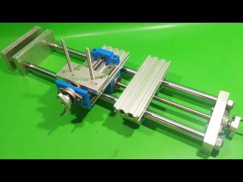 DIY Axis Linear Rail Homemade Lathe CNC Machine Aluminium 1