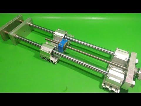 DIY Axis Linear Rail Homemade Lathe CNC Machine Aluminium 2