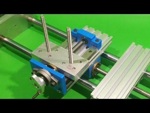 DIY Axis Linear Rail Homemade Lathe CNC Machine Aluminium 3