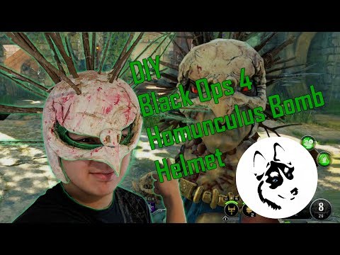 DIY BLACK OPS 4 ZOMBIES &amp;quot;Homunculus&amp;quot; MONKEY BOMB Helmet