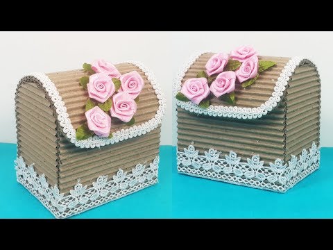 DIY Best out of waste organizer from cardboard - New DIY craft Idea