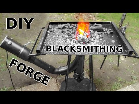 DIY Blacksmithing Forge