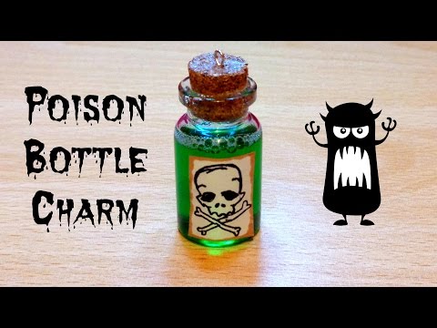 DIY Bottle Charm - How to Make a Poison Bottle Charm