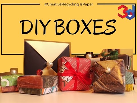 DIY Boxes | paper recycling