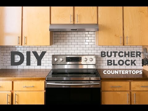 DIY Butcher Block Countertops | IKEA | How To Make