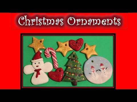 DIY CHRISTMAS ORNAMENTS | Salt dough Christmas Ornaments tutorial