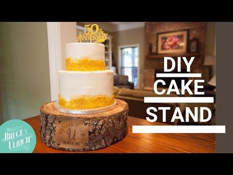 DIY Cake Stand for Wedding