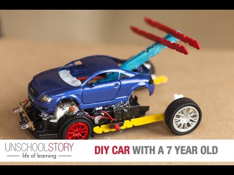 DIY Car for Kids with Seven Year Old