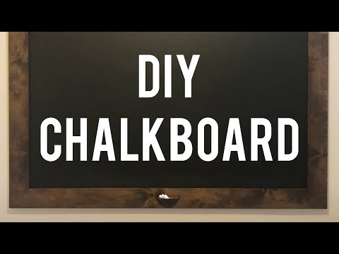 DIY Chalkboard // Woodworking