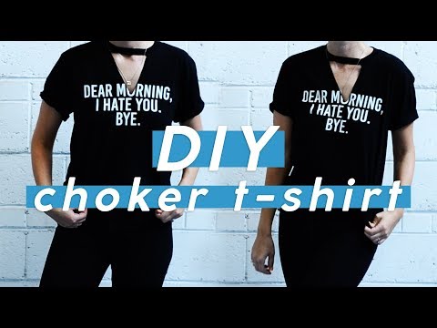 DIY Choker T-Shirt | T-Shirt Elephant: How-To