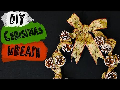 DIY Christmas Wreath | Easy DIY Room Decor