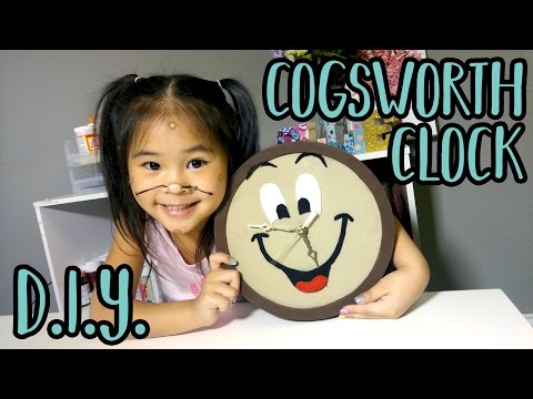 DIY Cogsworth Clock | Beauty and the Beast Crafts