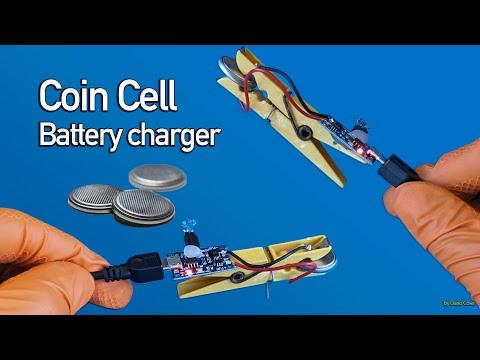 DIY Coin Battery Charger - LIR2032