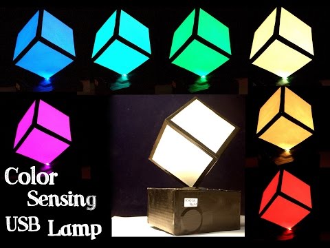 DIY Color Sensing USB RGB Lamp - HD