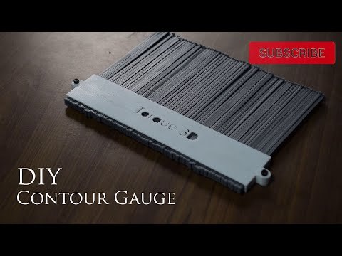 DIY Contour Gauge/Curve measuring tool