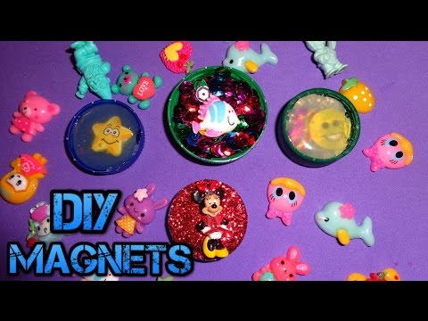 DIY Crafts - How to Make Bottle Cap Magnets