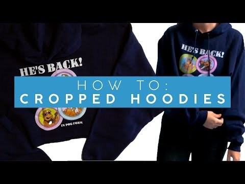 DIY Cropped Hoodie | T-Shirt Elephant: How-To