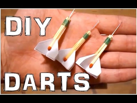 DIY Darts (made out of matches)