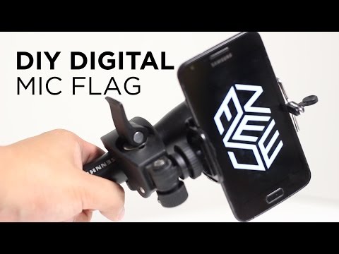 DIY Digital Mic Flag by Chung Dha