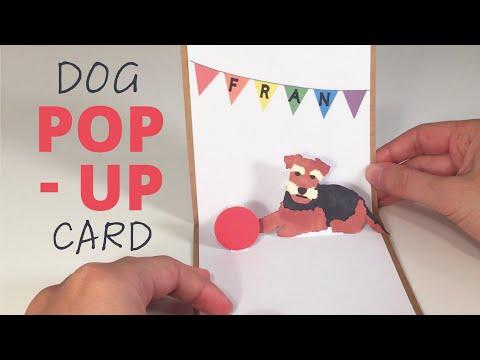 DIY Dog Pop-Up Card with Cricut Maker