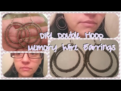 DIY Double Hoop Earrings