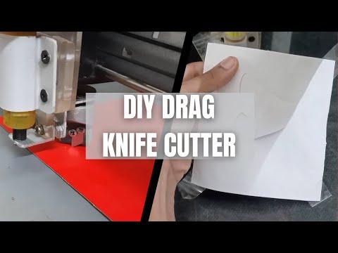 DIY Drag Knife Cutter... With Fusion 360 G-Code generation...