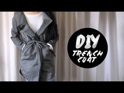 DIY Dress Pants into Trench Coat | Injoyy